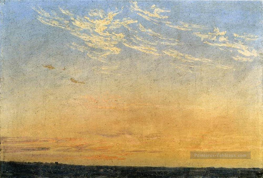Soirée romantique Caspar David Friedrich Peintures à l'huile